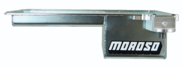 Picture of Moroso GM LS Swap (w/Rear Sump & Spin-On Oil Filter Adapter) Wet Sump 5qt 6in Steel Oil Pan