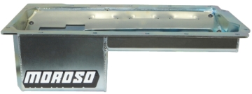 Picture of Moroso Dart LS Next Swap (w/Aluminum Spacers) Wet Sump 7qt 6in Baffled Steel Oil Pan