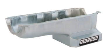 Picture of Moroso Chevrolet Big Block Mark IV Kicked Out Wet Sump 6qt 8in Steel Oil Pan