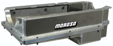 Picture of Moroso Chevrolet Big Block Mark IV (w/Double Power Kick Outs) Wet Sump 6-7qt 8in Aluminum Oil Pan
