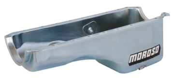 Picture of Moroso Chevrolet Big Block Mark IV Stock (2/4 Bolt Main Blocks) Wet Sump 5qt 7.75in Steel Oil Pan