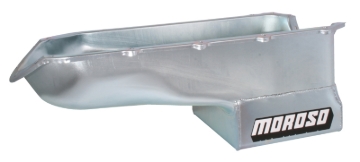 Picture of Moroso Pontiac V-8 (301-455) Deep Wet Sump 7qt 8.5in Steel Oil Pan