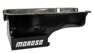 Picture of Moroso Ford 351W (w/Front Sump) Kicked Out Wet Sump 7qt 8in Steel Oil Pan