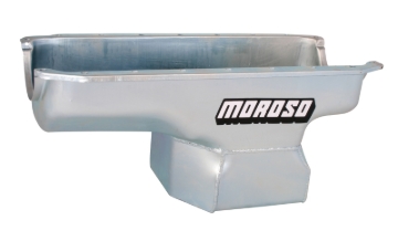 Picture of Moroso Mopar 273-340 (w/Center Sump) Deep Wet Sump 8qt 10in Steel Oil Pan