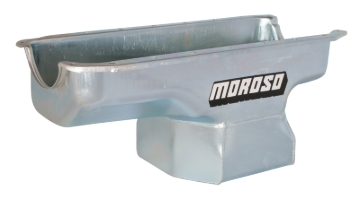 Picture of Moroso Mopar 360 (w/Center Sump) Deep Wet Sump 8qt 10in Steel Oil Pan