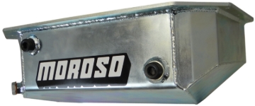 Picture of Moroso Acura/Honda K Series (Notched) Road Race Baffled Wet Sump Extra Capacity 5.5in Steel Oil Pan