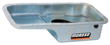 Picture of Moroso Acura/Honda 1.6L B16A3 Stock (w/Oil Drainbacks) Wet Sump 4qt 6in Steel Oil Pan