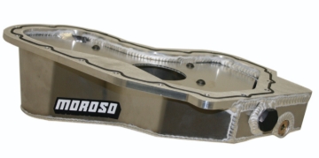 Picture of Moroso Lotus/Toyota 2GR-FE/Z Road Race Baffled Wet Sump 6.25qt Stock Depth Aluminum Oil Pan