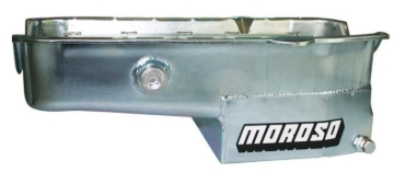 Picture of Moroso 80-85 Chevrolet Small Block (w/1in Inspection Bung) Wet Sump 7qt 7.5in Steel Oil Pan