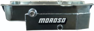 Picture of Moroso 80-85 Chevrolet Small Block (w/1in Inspection Bung) Wet Sump 8qt 6.5in Steel Oil Pan