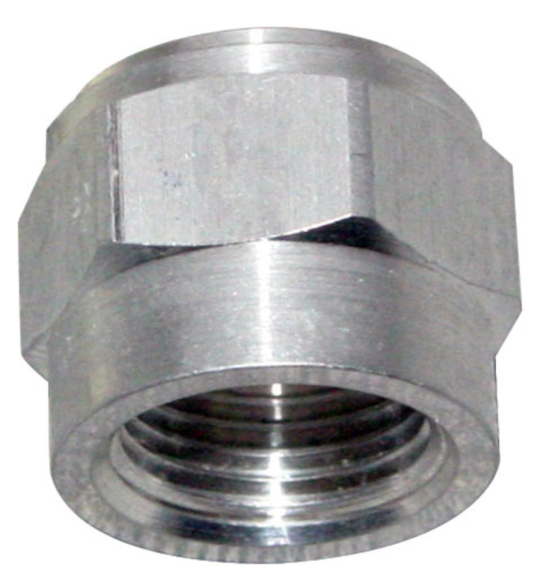 Picture of Moroso 3/8in NPT Female Weld-On Bung - Aluminum - Single