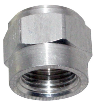 Picture of Moroso 3/8in NPT Female Weld-On Bung - Aluminum - Single