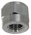 Picture of Moroso 1/4in NPT Female Weld-On Bung - Aluminum - Single
