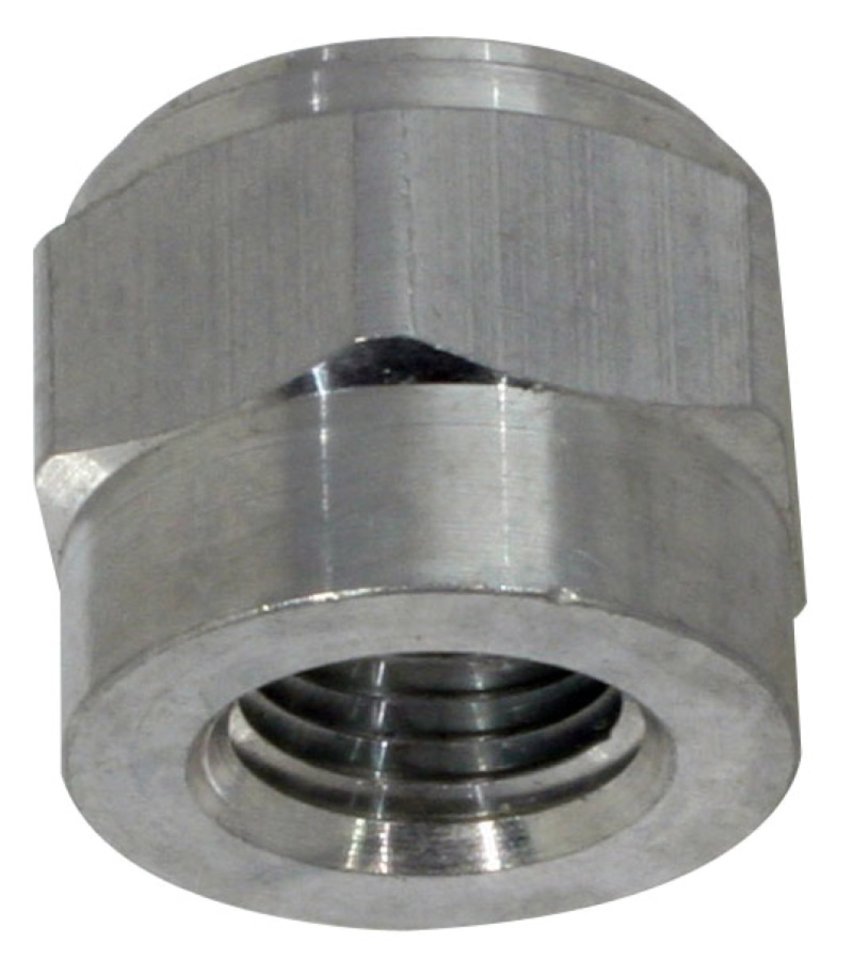Picture of Moroso 1/4in NPT Female Weld-On Bung - Aluminum - Single
