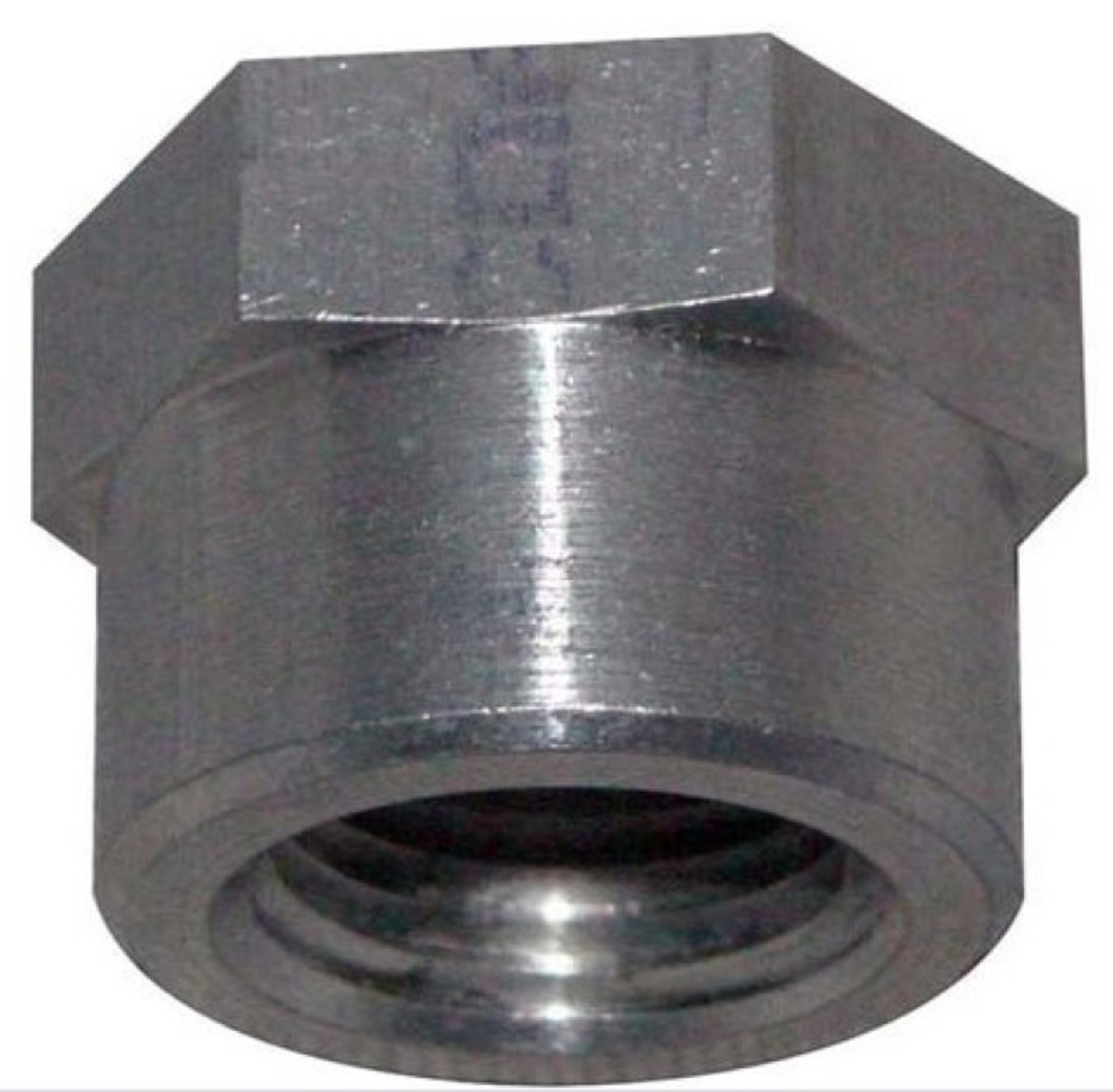 Picture of Moroso 1/2in NPT Female Weld-On Bung - Aluminum - Single