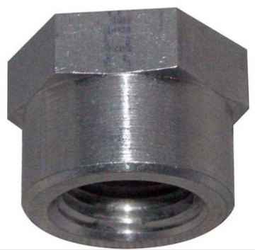 Picture of Moroso 1/2in NPT Female Weld-On Bung - Aluminum - Single