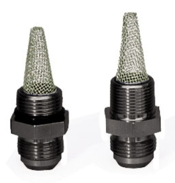 Picture of Moroso Oil Filter Fitting -12An Male to -12An Male w/External Screen - Single