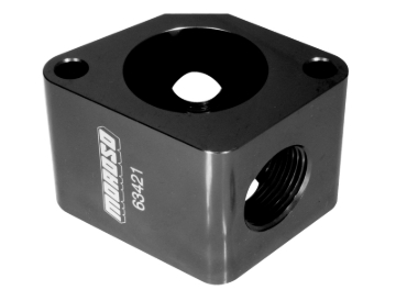 Picture of Moroso Filler Neck Manifold Housing (Use w/Part No 63460/63461/63465/63466) - Aluminum