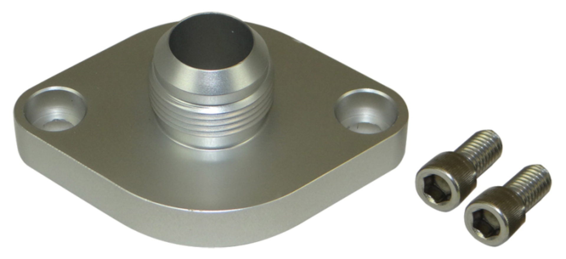 Picture of Moroso Chevrolet Big Block/Small Block Water Outlet Filler Neck -16An w/O-Ring - Aluminum