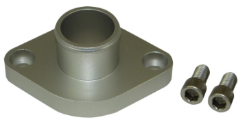 Picture of Moroso Chevrolet Big Block/Small Block Water Outlet Filler Neck - 1.5in Hose w/O-Ring - Aluminum