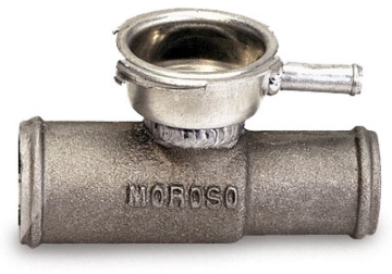 Picture of Moroso Radiator Hose Filler - 1-1/2in Hose to 1-1/4in Hose - Cast Aluminum