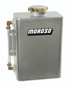 Picture of Moroso Universal Coolant Expansion Tank - Integral Mounting Bracket - 4qt