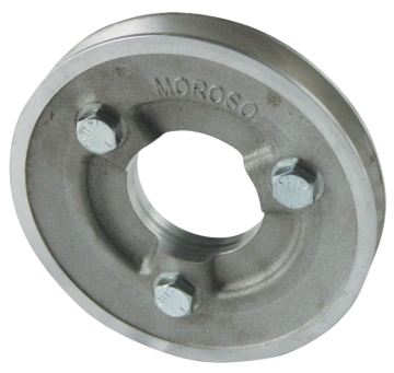 Picture of Moroso Chevrolet Big Block 396-454 (w/Short Pump) Crankshaft Pulley - Single Groove - Cast Aluminum