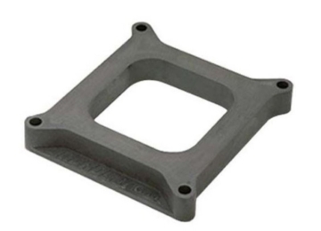 Picture of Moroso 4150/4160 Carburetor Spacer - 3.62in ID - Open Plenum - 1in - Plastic