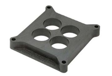 Picture of Moroso 4150/4160 Carburetor Spacer - 4 Hole Plenum - 1in - Plastic