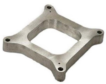 Picture of Moroso 4150/4160 Carburetor Spacer - Open Plenum - 1in - Cast Aluminum