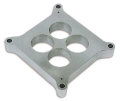 Picture of Moroso 4150/4160 Carburetor Spacer - 4 Hole Plenum - 1in - Billet Aluminum