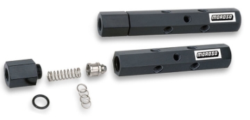 Picture of Moroso Pressure Regulator Fuel Log w/Shims - 6-10psi Adjustment