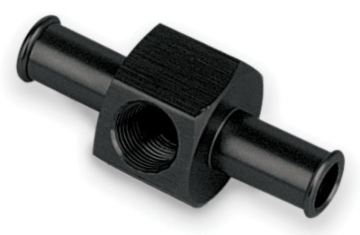 Picture of Moroso Fuel Pressure Gauge Fitting - 3/8in Line w/Hose Fitting