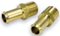 Picture of Moroso Fuel Hose Fitting - 3/8in NPT to 3/8in Hose - Brass - Single