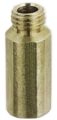 Picture of Moroso Jet Spacer - Holley - 1/4in-32 STD - Brass - 2 Pack