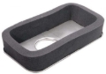 Picture of Moroso Carburetor Air Pan - Holley Single 4BBL w/5-1/8in Neck