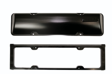 Picture of Moroso Chevrolet Small Block (w/13 to 23 Degree Heads) 2 Pc Valve Cover w/Oilers - Billet Aluminum