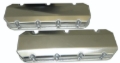 Picture of Moroso Chevrolet Big Block Valve Cover w/Billet Rail - Steel Inserts - No Logo - Aluminum - Pair