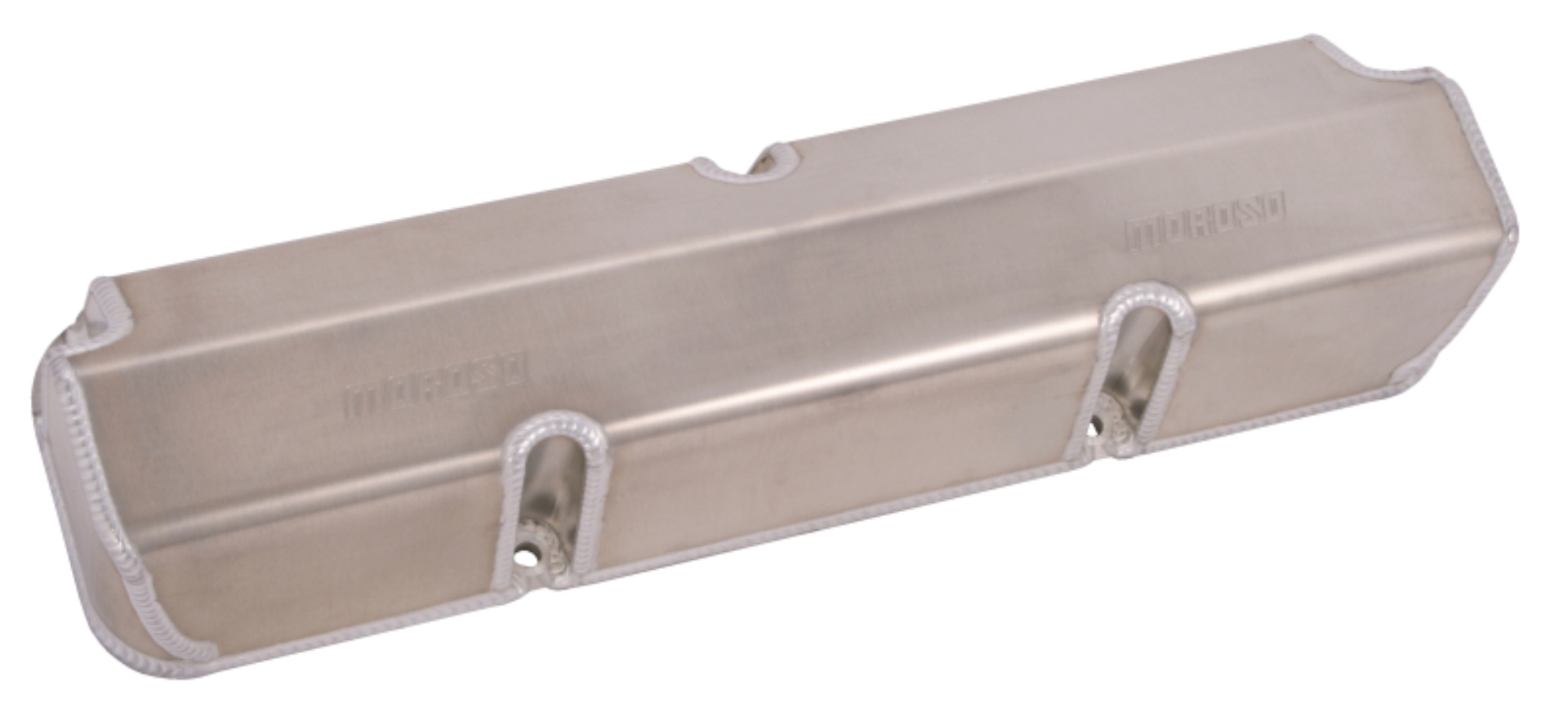 Picture of Moroso Ford FE 352-428 Valve Cover w/Billet Rail - 3.5in - Aluminum