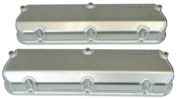 Picture of Moroso Ford 302/351W Valve Cover w/Billet Rail - 2.75in - Aluminum - Pair