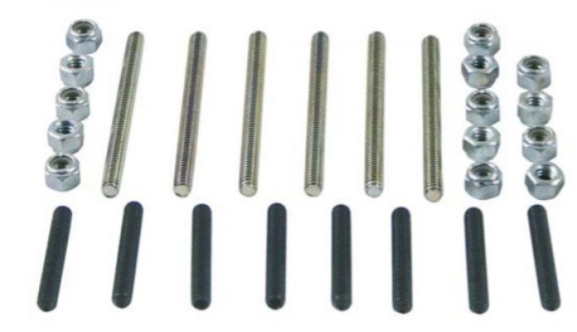 Picture of Moroso Chevrolet Big Block (w/Cast Valve Cover) Valve Cover Hex Head Nuts - Zinc Finish