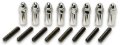 Picture of Moroso Chevrolet Small Block (w/1/2in-20 Hold Downs) Valve Cover Acorn Nuts - Chrome - Set of 8