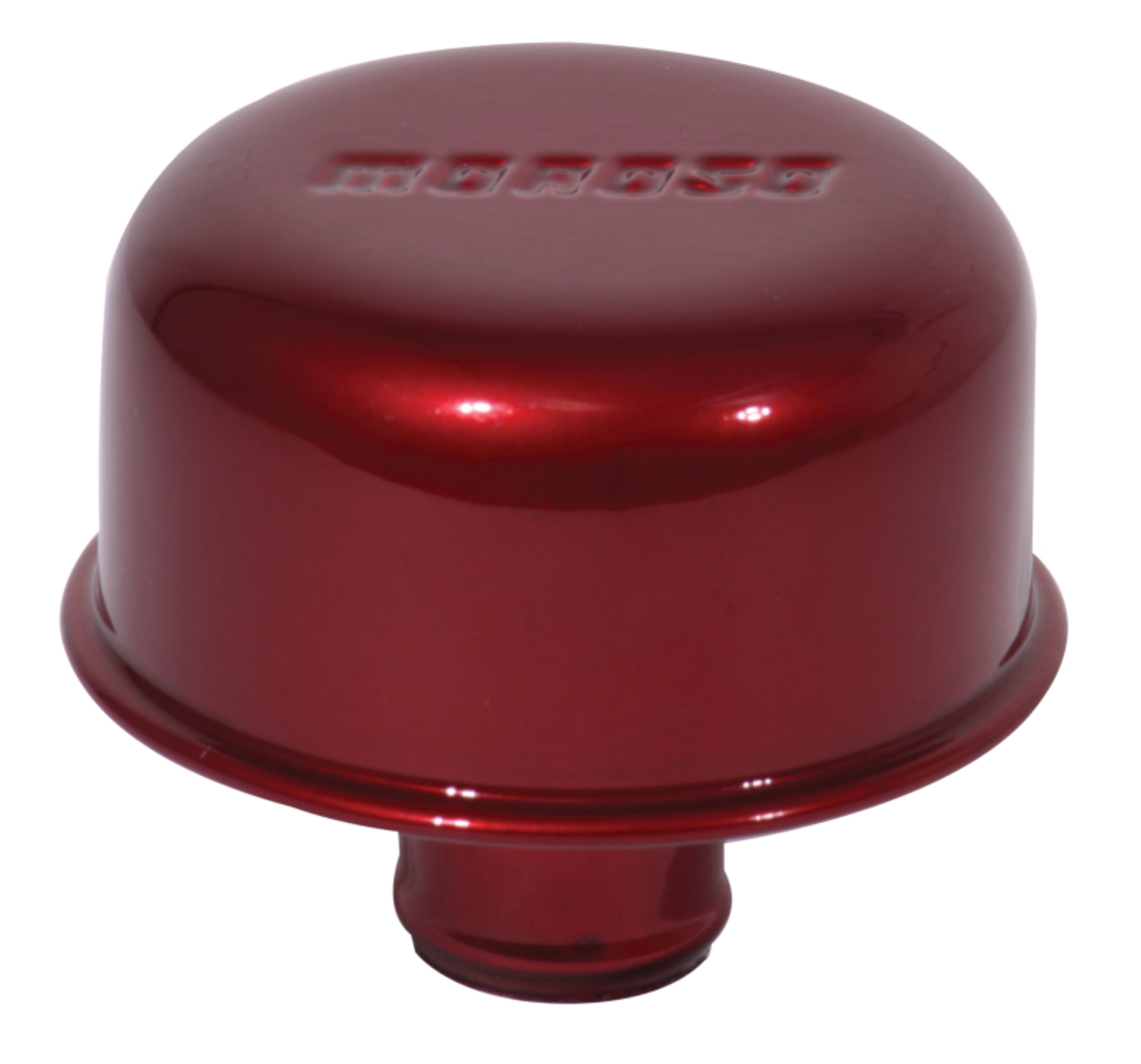 Picture of Moroso Valve Cover Breather - 1.22in Diameter - One Piece Push-In Type - Red Powder Coat