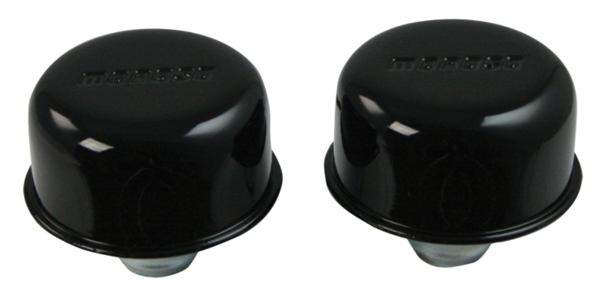 Picture of Moroso Valve Cover Breather - 1.22in Diameter - One Piece Push-In Type - Black Powder Coat