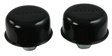 Picture of Moroso Valve Cover Breather - 1.22in Diameter - One Piece Push-In Type - Black Powder Coat