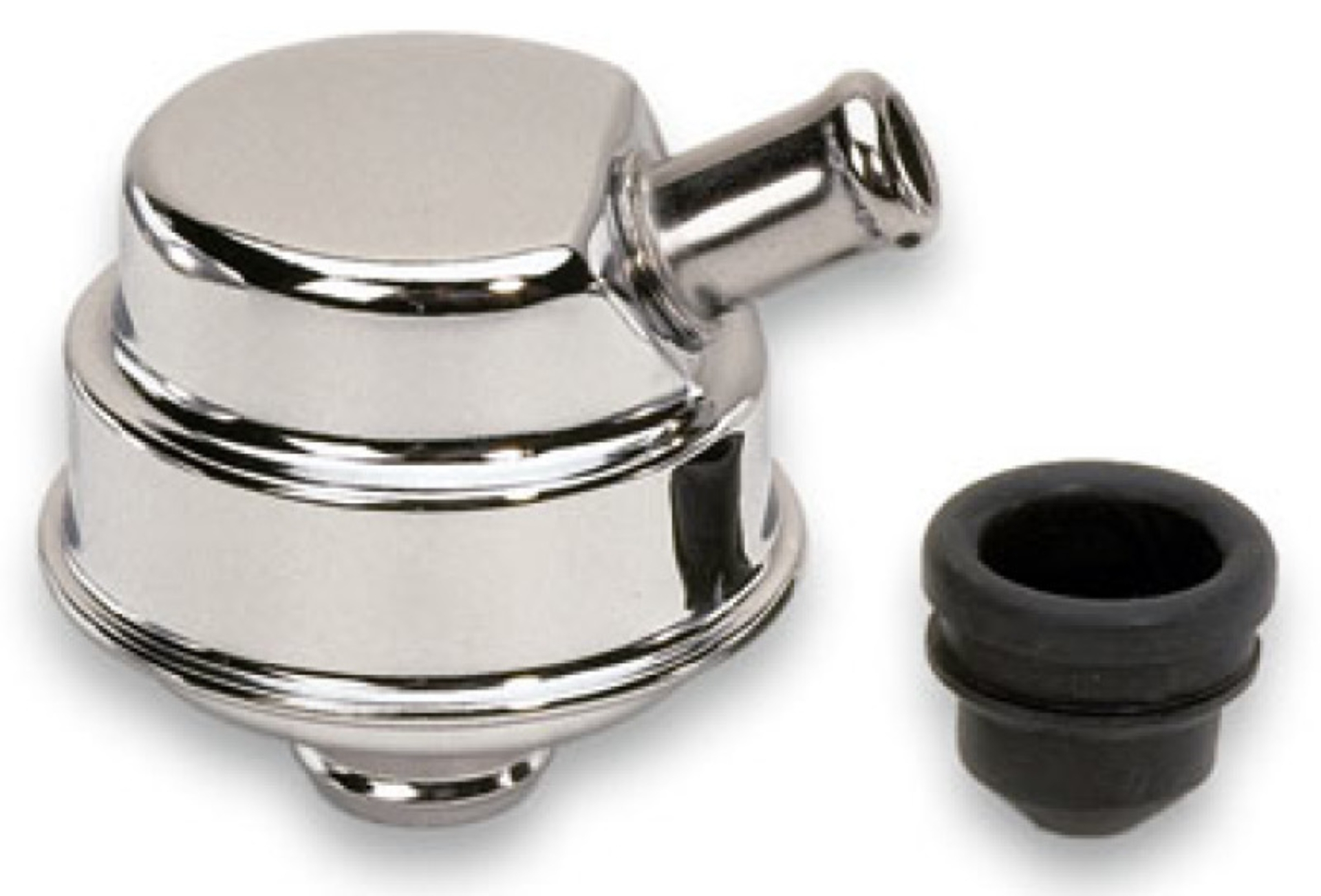 Picture of Moroso Oil Separator/Breather - 3/4in Hose - Chrome