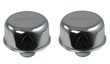 Picture of Moroso Valve Cover Breather - 1.22in Diameter - One Piece Push-In Type - Chrome Plated - 2 Pack