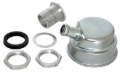 Picture of Moroso Positive Locking Breather - 3/4in Hose - Clear Finish
