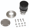 Picture of Moroso Non-Weld Valve Cover Breather Kit - Black Finish