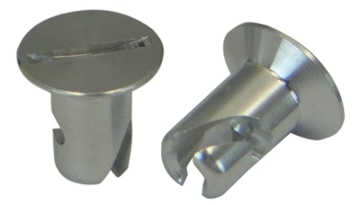 Picture of Moroso Quick Fastener - Flush Head - 5/16in x .400in - Aluminum - 10 Pack